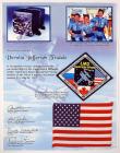 STS-81, 1997, FLOWN US Flag and "LMD" Mission Patch