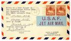 United States, 1949, "Vultee 7002 / XF-92" Test Flight Cover