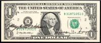 Octet of $1 1999 FRNs with dual Courtesy Autographs