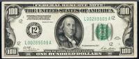 Tough to find group of early series $100 FRNs