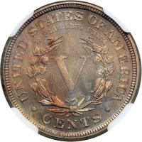 1885 Liberty Nickel. NGC PF63 - 2
