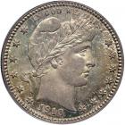 1910-D Barber Quarter Dollar. PCGS MS64