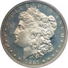 1887 Morgan Dollar. PCGS PF65