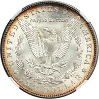 1893-O Morgan Dollar. NGC MS63 - 2