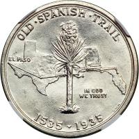 1935 Spanish Trail Half Dollar - 2