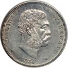 1883 Hawaiian Dollar. PCGS AU50