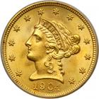 1904 $2.50 Liberty. PCGS MS66
