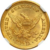 1905 $2.50 Liberty. NGC MS66 - 2