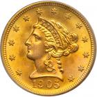 1905 $2.50 Liberty. PCGS MS66