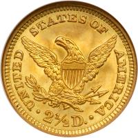1907 $2.50 Liberty. NGC MS66 - 2