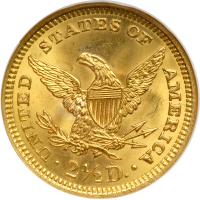 1907 $2.50 Liberty. NGC MS66 - 2