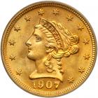 1907 $2.50 Liberty. PCGS MS66