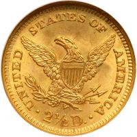 1905 $2.50 Liberty. NGC MS66 - 2