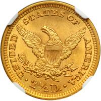 1906 $2.50 Liberty. NGC MS66 - 2