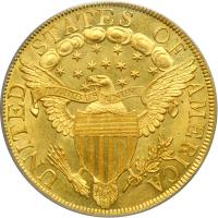 1799 $10 Capped Bust. Large obverse stars. PCGS MS60 - 2