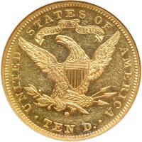 1882-O $10 Liberty. NGC AU58 - 2