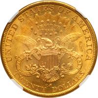 1899-S $20 Liberty. NGC MS61 - 2