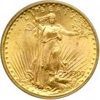 1907 $20 St. Gaudens. Flat relief. PCGS MS64