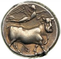 Campania, Neapolis, c. 325-285 BC. AR Stater or Nomos (7.46 g). VF - 2