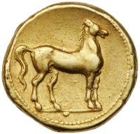 Sicily, Siculo-Punic Coinage, c. 310 BC. Electrum Stater (7.62 g), minted at Carthage - 2