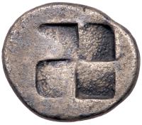 Islands off Thrace, Thasos, c. 410 BC. AR Drachm (3.35 g) - 2