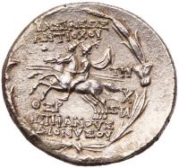 Seleukid Kingdom. Antiochos VI, 144-142 BC. AR Tetradrachm (16.27 g) minted at Antioch, dated year 169 (144/3 BC) - 2