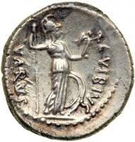 C. Vibius Varus, moneyer. AR Denarius minted at Rome, c. 42 BC. AEF - 2