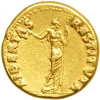 Vitellius, AD 69. Gold Aureus (7.26 g) minted in Spain (at Tarraco?), c. January - June AD 69 - 2