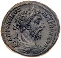 Marcus Aurelius, AD 161-180. AE Sestertius minted at Rome, AD 174