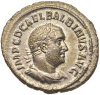 Balbinus, AD 238. AR Denarius minted at Rome, c. April-June AD 238