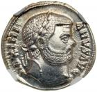 Maximianus, AD 286-305. AR Argenteus minted at Alexandria, c. AD 295-296