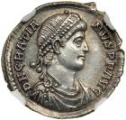 Gratian, AD 367-383. AR Siliqua minted at Constantinople, AD 367-375