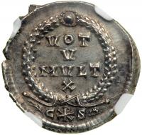 Gratian, AD 367-383. AR Siliqua minted at Constantinople, AD 367-375 - 2