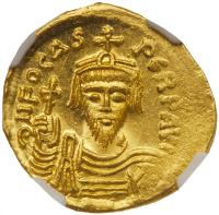 Phocas, 602-610. Gold Solidus (4.32 g) minted at Constantinople