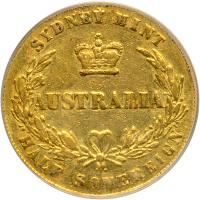 Australia. Half Sovereign, 1865 (Sydney). PCGS VF35 - 2