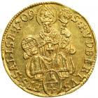 Austria - Salzburg. ¼ Ducat, 1709. NGC MS62