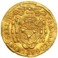 Austria - Salzburg. ¼ Ducat, 1714. NGC AU55 - 2