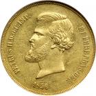 Brazil. 20,000 Reis, 1856. NGC AU55