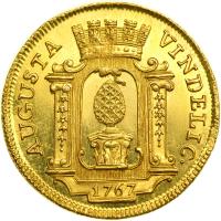 German States - Augsburg. Ducat, 1767-T. NGC MS61 - 2