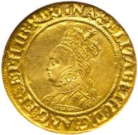 Great Britain. Half Pound, ND Elizabeth I (1558-1603)