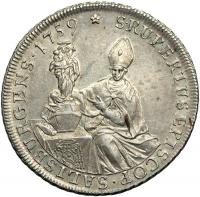 Austria - Salzburg. Taler, 1759. NGC AU53 - 2