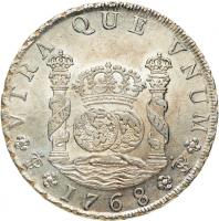 Bolivia. 8 Reales, 1768 PTS-JR (Potosi). NGC MS62 - 2