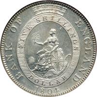 Great Britain. Bank Dollar, 1804. NGC AU55 - 2