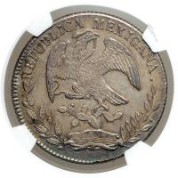 Mexico. 8 Reales, 1859-Pi MC. NGC AU58 - 2