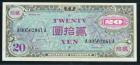 Japan. Allied Occupation Military Currency. 20 Yen, Undated (1946), P-72