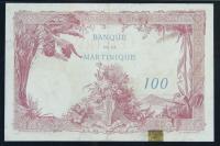 Martinique. 100 Francs, Undated (1932-45), P-13 - 2