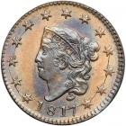 1817 N-12 R3. Wright Plate Coin. PCGS MS63