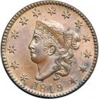 1819/8 Coronet Head Cent. PCGS MS64