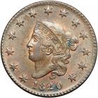 1820 Coronet Head Cent. PCGS MS63