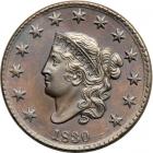 1830 N-4 R2 MS60+. Partial Double Profile. Wright Plate Coin.. MS60